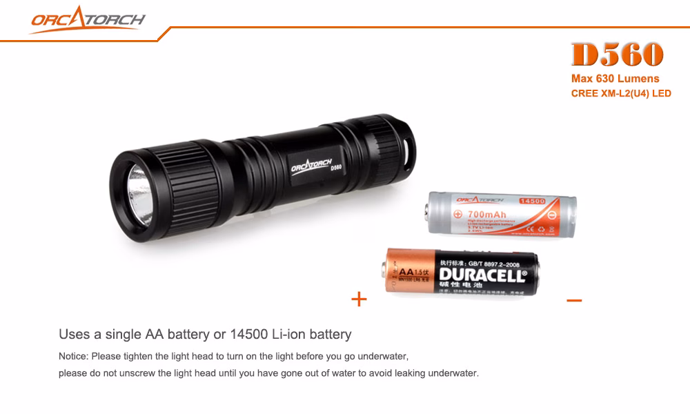 Orca Torch D560 mini duiklamp-4939