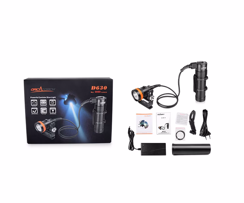 Orca Torch D630 Cannister duiklamp-4923