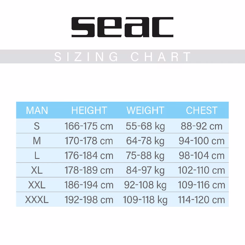 Seac Komoda 7mm neopreen duikpak voor heren en dames - Afbeelding 7