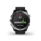 Garmin Descent™ Mk2, zwart roestvrij staal met zwarte band - Afbeelding 3