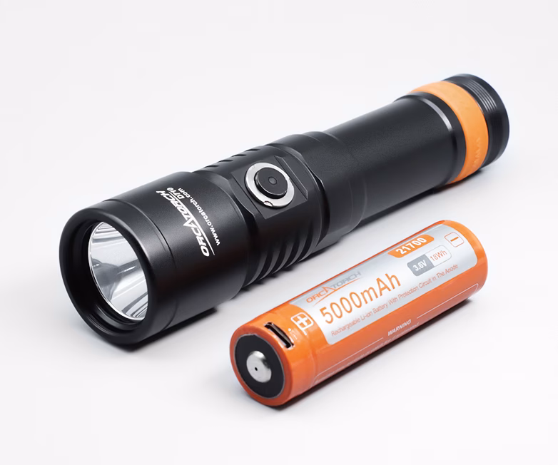 OrcaTorch 21700 3,6v 5000mAh accu, foto 2 van 3