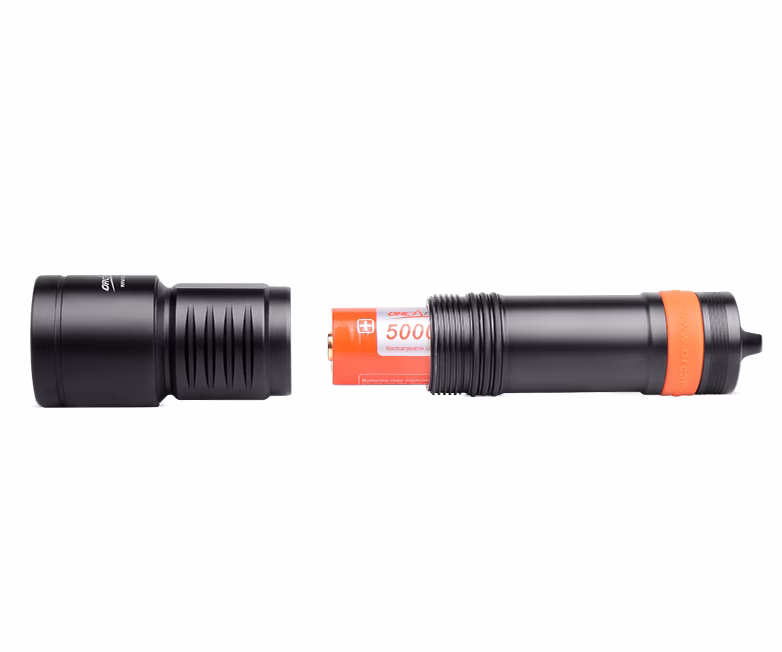 Orca Torch D700 oplaadbare duiklamp 1700lm - Afbeelding 2