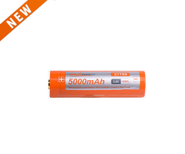 OrcaTorch 21700 3,6v 5000mAh accu