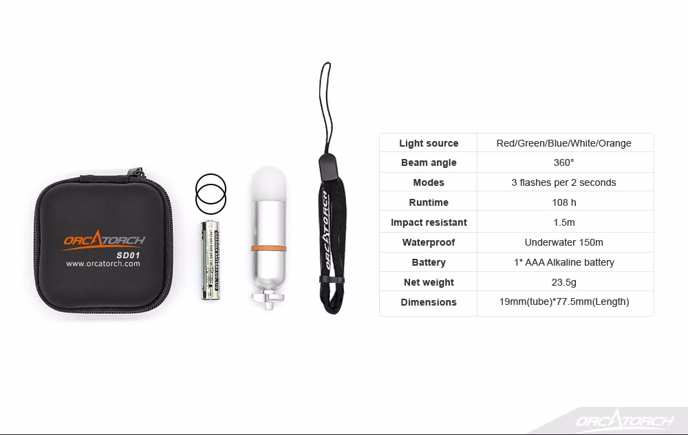 Orca Torch SD01 Baken licht - Afbeelding 3