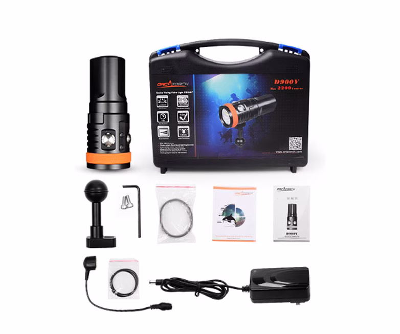 Orca Torch D900V Video duiklamp - Afbeelding 5