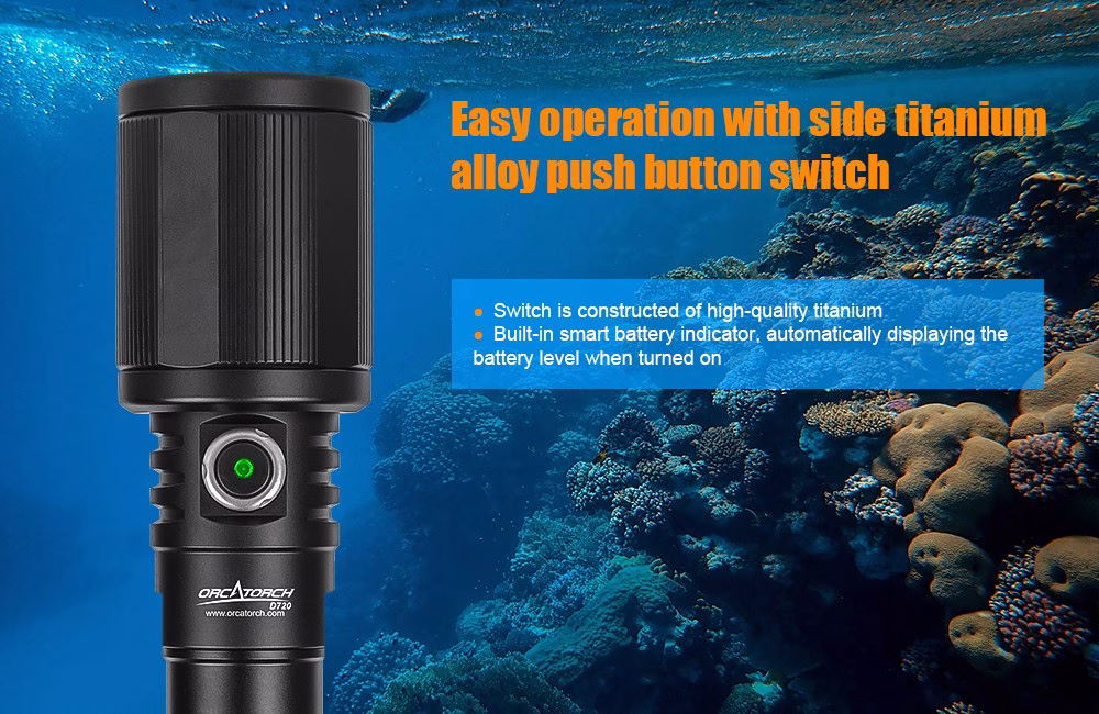 OrcaTorch D720 Super Focus duiklamp - Afbeelding 8