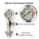 Flesdruk tester met manometer 300bar din voor duik- en schietsport - Afbeelding 3