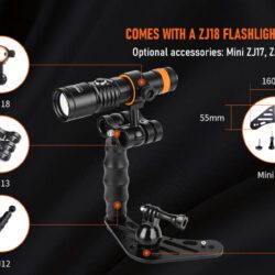 Orcatorch D710V foto video duiklamp - Afbeelding 3