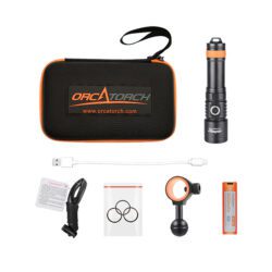 Orcatorch D710V foto video duiklamp - Afbeelding 2
