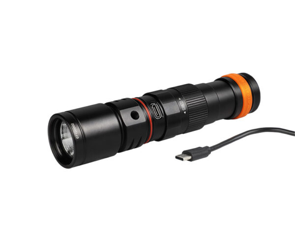 Orcatorch DC710 oplaadbare duiklamp met usb 3000lm