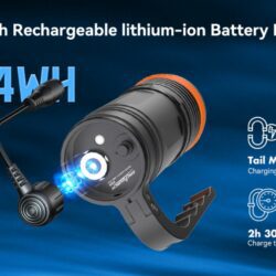 Orcatorch D920 5000lm duiklamp - Afbeelding 2