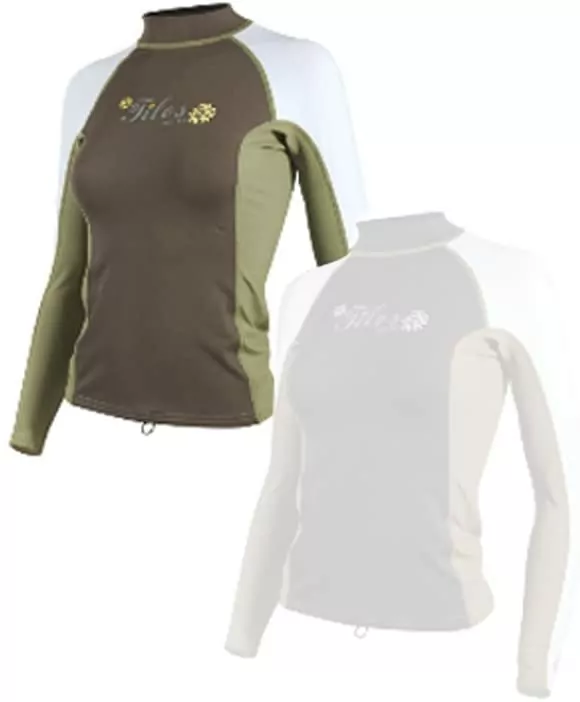 Tilos Dames UV shirt korte mouw - Afbeelding 2